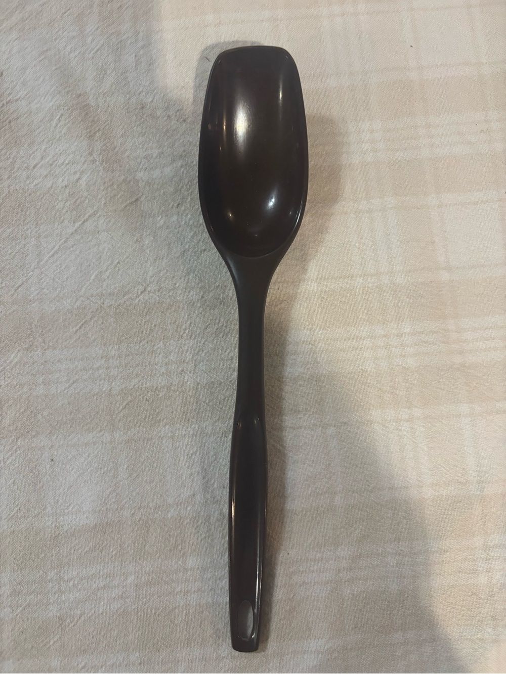Vintage Foley brown serving spoon